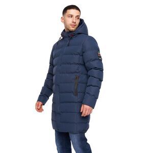 Crosshatch Mens Longkamp Jacket / Navy